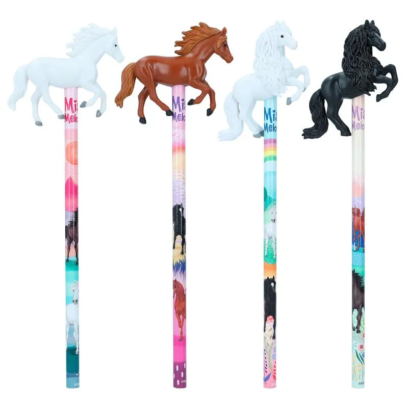 Miss Melody Pencil with 3D Horse Figure
