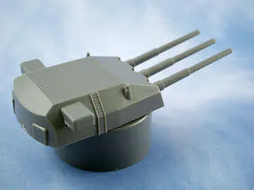 Aeronaut Gun Triple mount turret 280mm High Base
