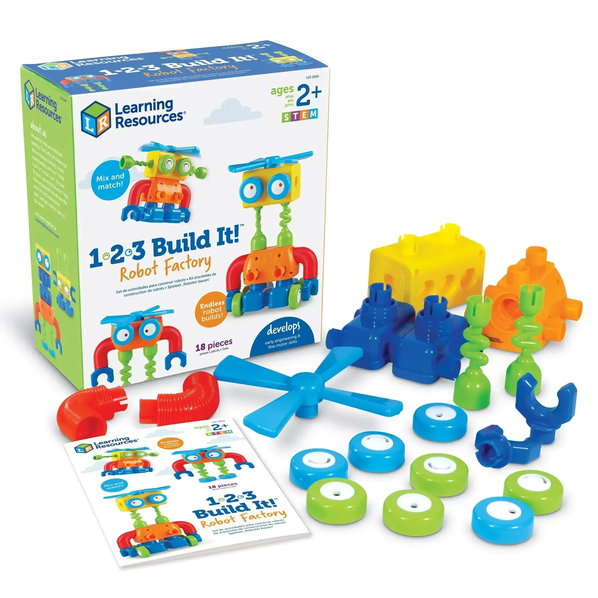 1-2-3 Build It™ Robot Factory
