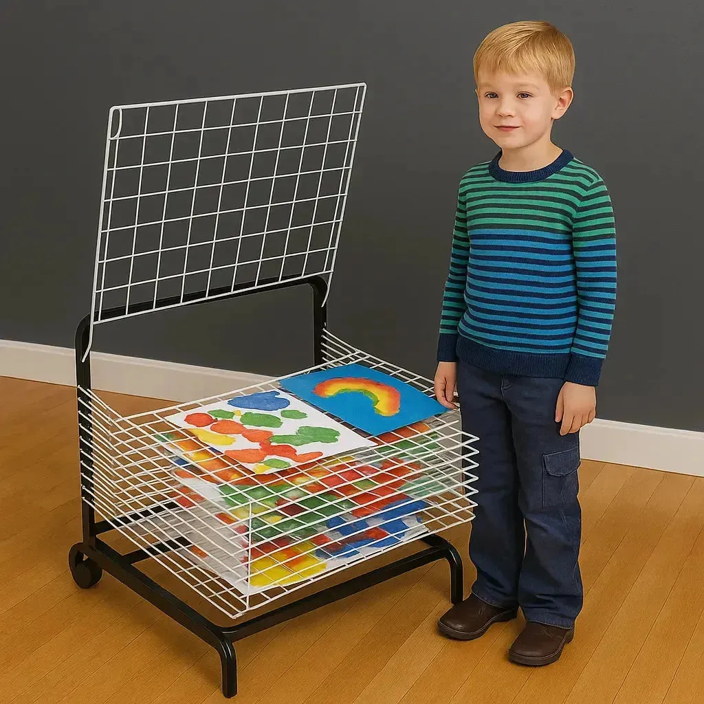 10 Shelf Spring Loaded Dryer