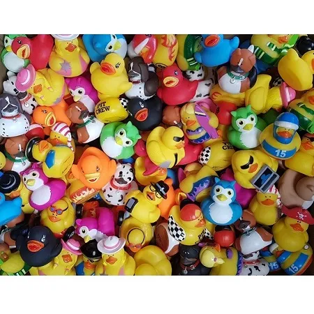 100 Novelty Rubber Ducks Assortment (5cm)