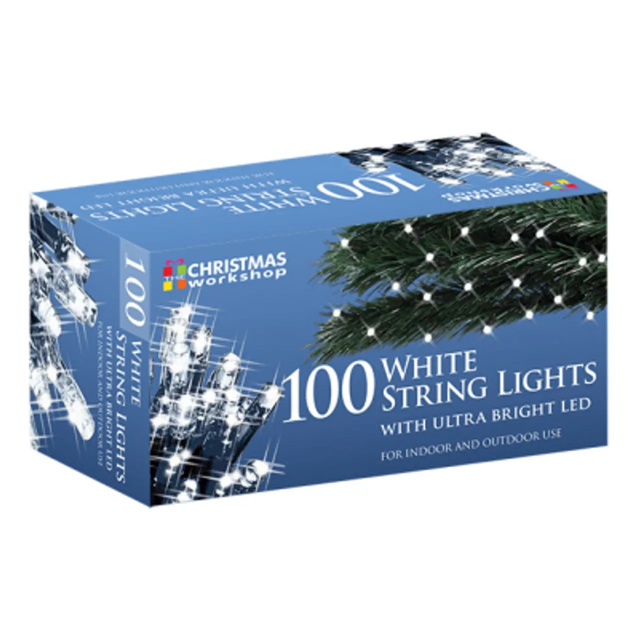 100 LED Cool White Christmas Fairy Tree String Decorative Lights