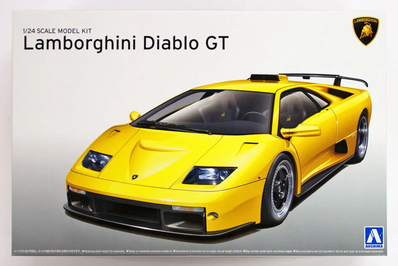 Aoshima 10501 LAMBORGHINI DIABLO GT 1/24 scale kit