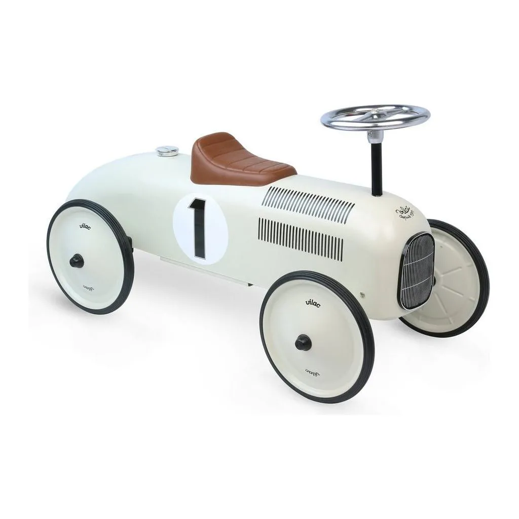 Vilac Classic Ride-On Car - Off White