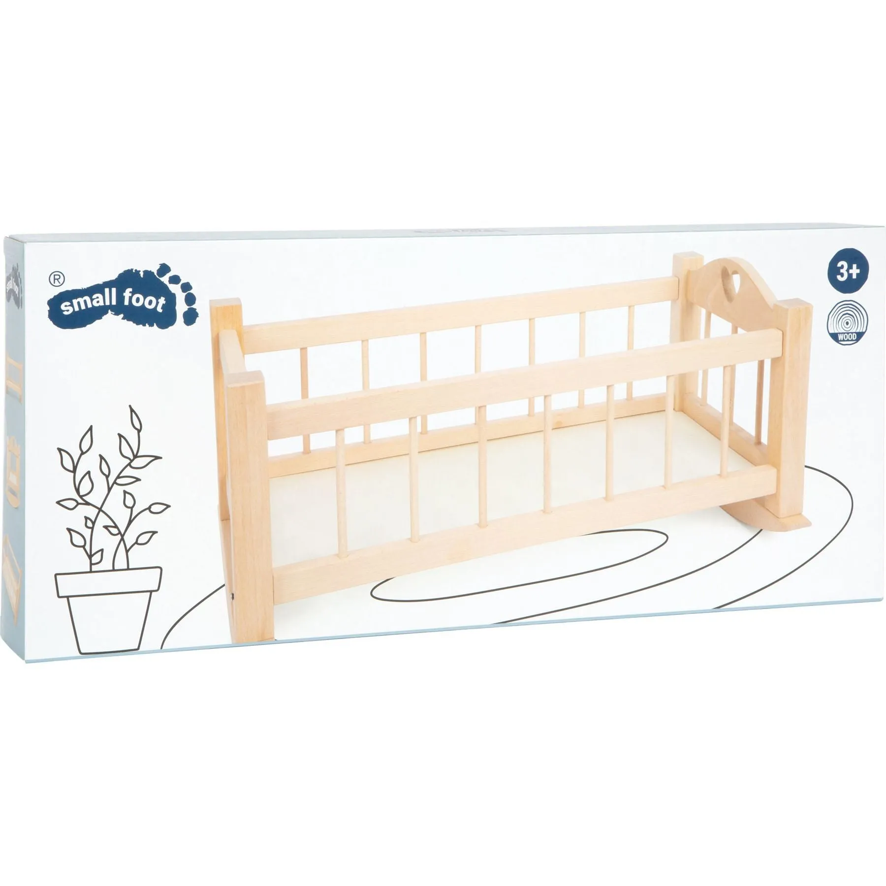 Small Foot Doll‘s Cradle Natural