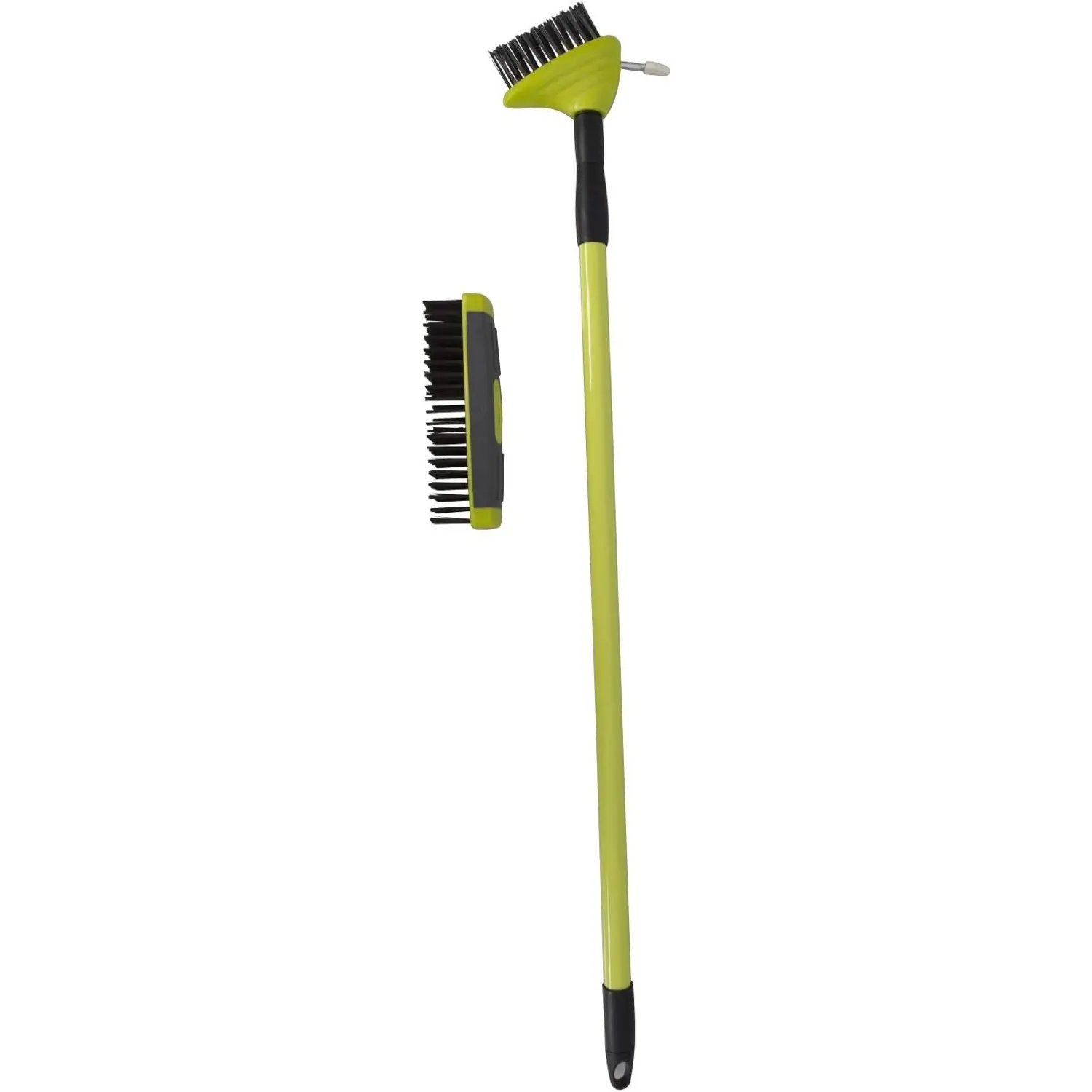 3 in 1 Weed Brush Set Telescopic Weed Remover Tool – Weed Strimmer for Block Paving Brush Weed Set – Garden Weed Brush Weeding Brush Moss Removal Brush