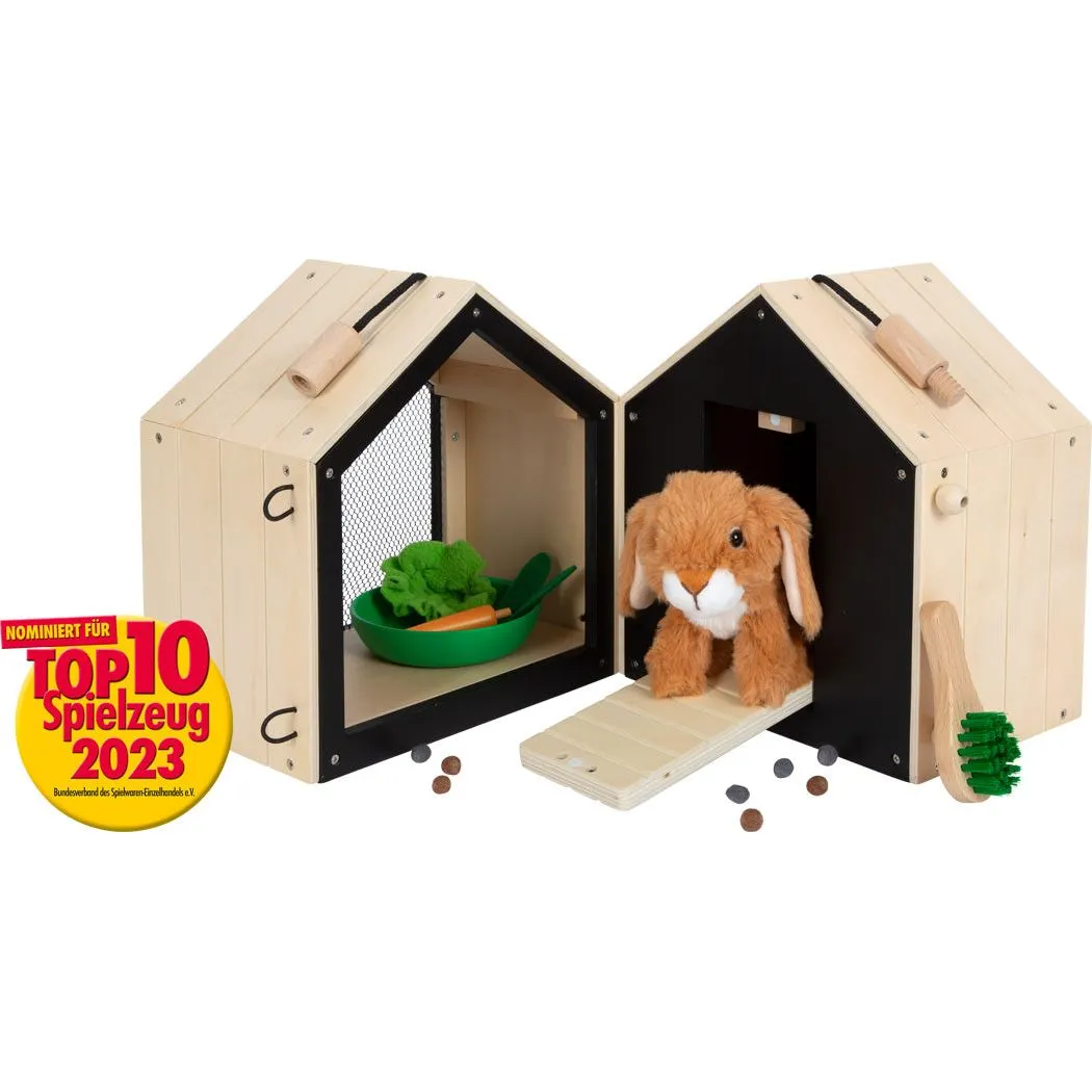 Small Foot Rabbit Hutch with Enclosure