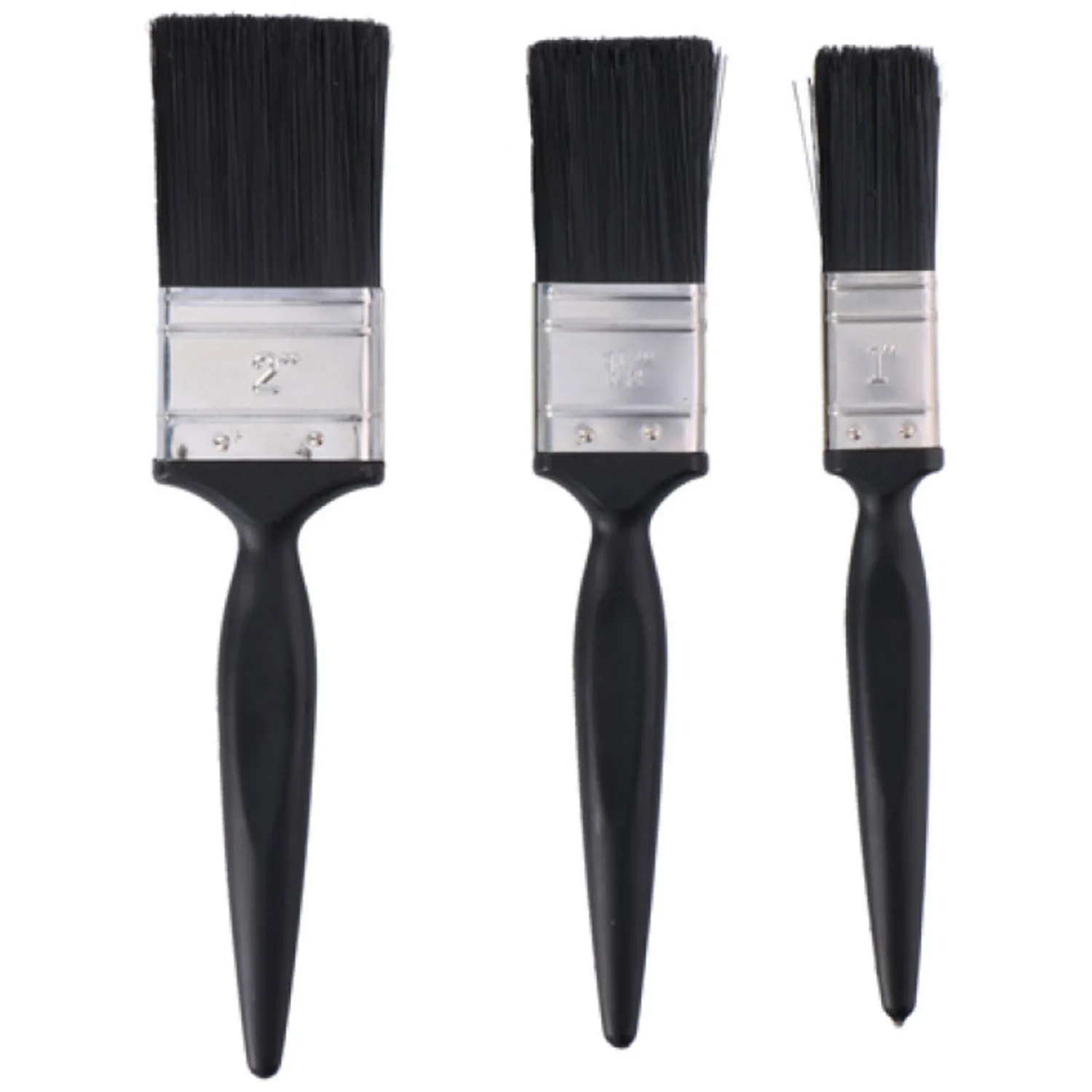 3PCS Wooden Paint Brush Set Hand Tools Wall Brush Accessories for Ceilings Furnitures Walls – Wall Painting Supplies Tools for Home Improvement Renovation Furnishing Decoration