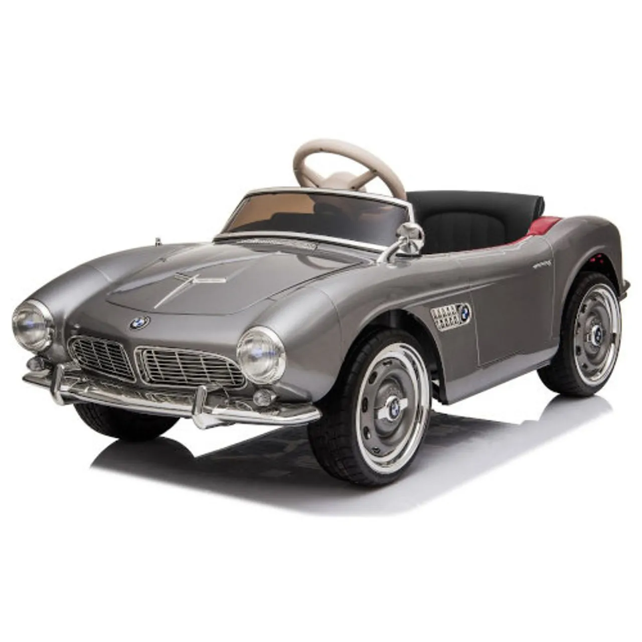 12V Silver Official Classic BMW 507 Ride On Car with Remote