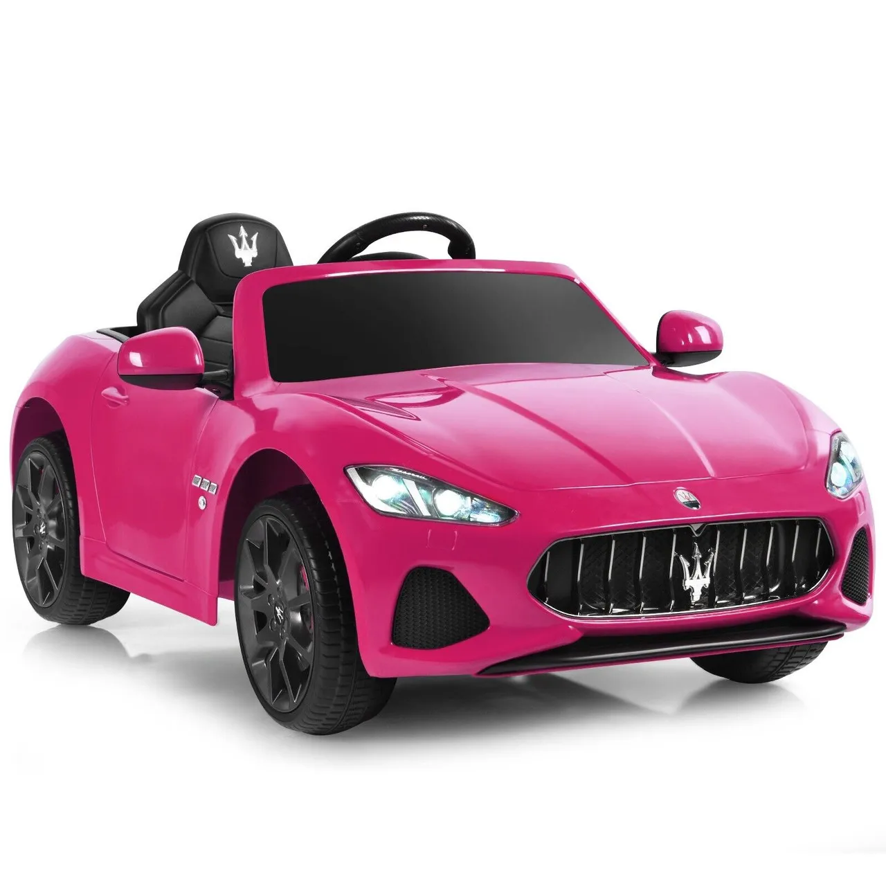 12V Pink Official Maserati Kids Ride On with Sounds & Remote