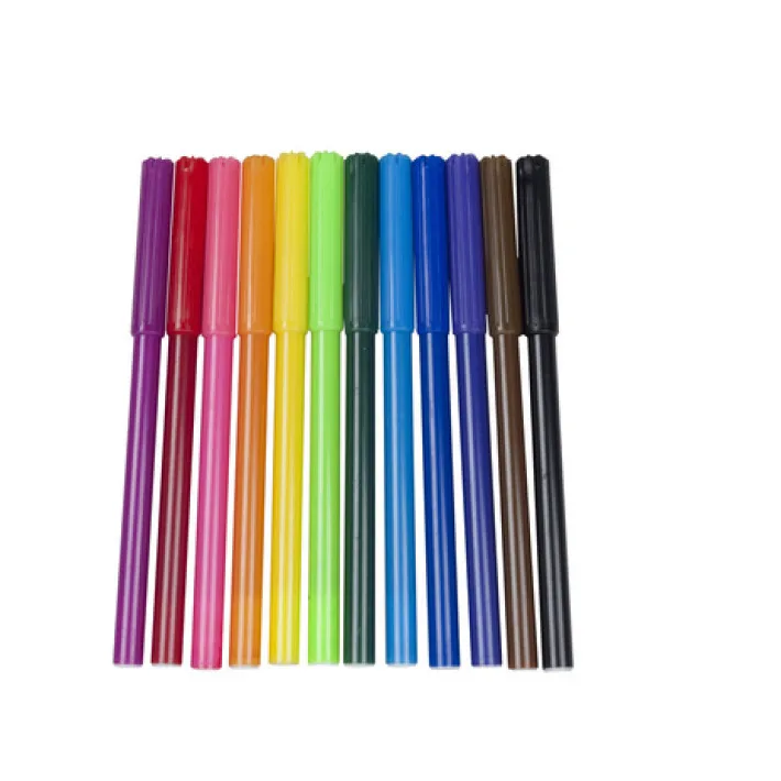 Colouring Pen for kids 12pcs Felt Tip Colour Marker Sets for Boys and Girls