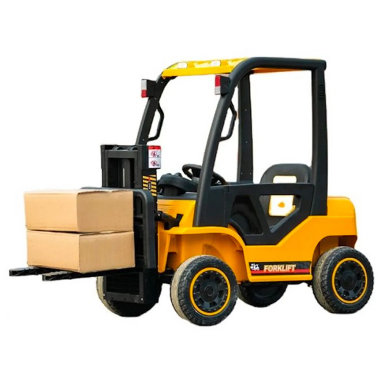 12v Kids Sit On Fork Lift Truck with Working Lifter and Remote