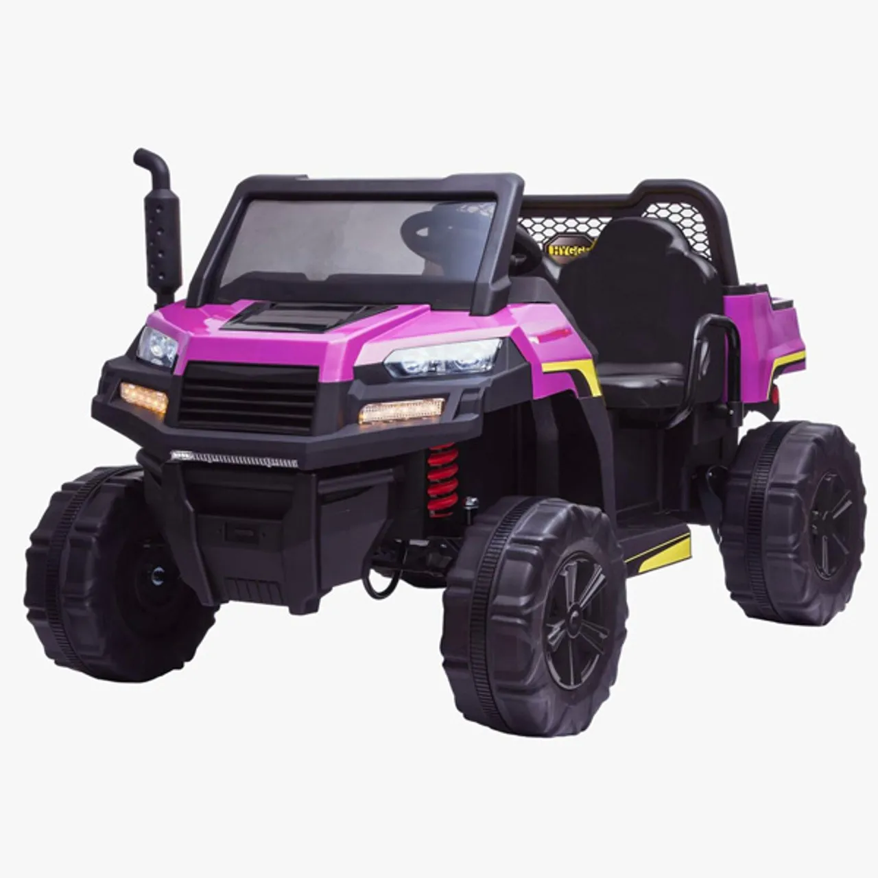 12v Pink Girls JD Gator Style 2 Seat with Working Tipper Bucket