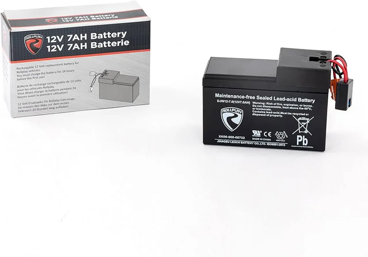 [12v] 12 Volt 7ah Rollplay Avigo Replacement Ride On Toy Battery