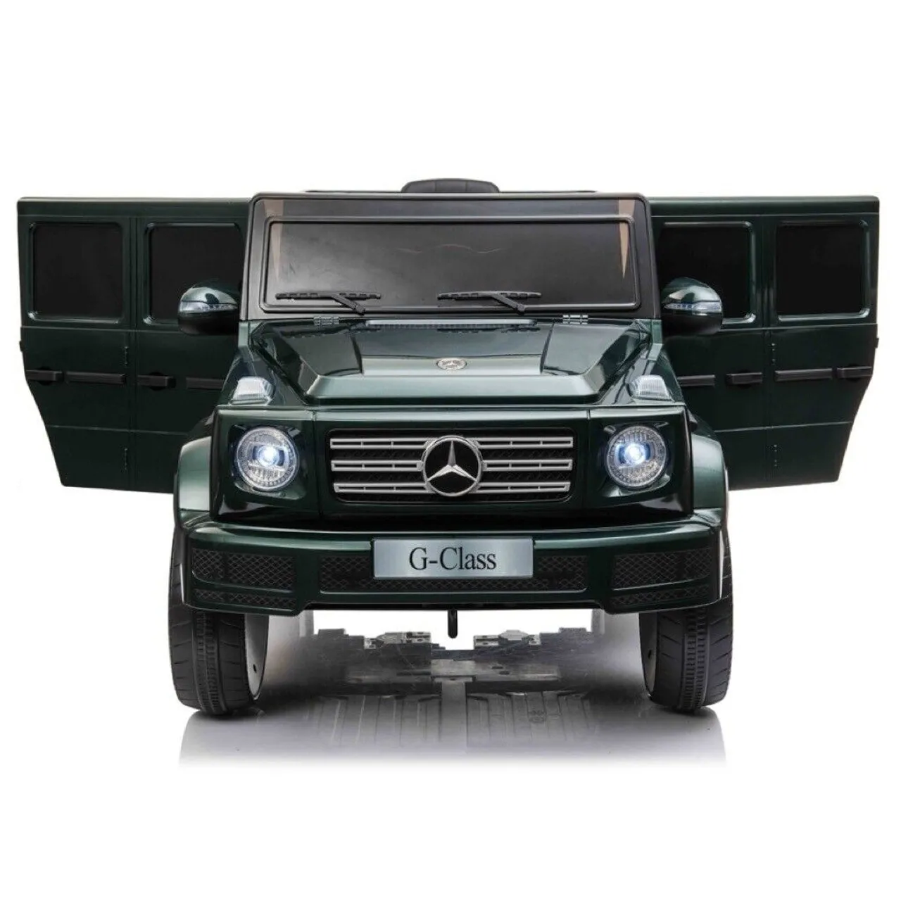 12V Official Green Mercedes Benz G-500 Ride On SUV With Remote