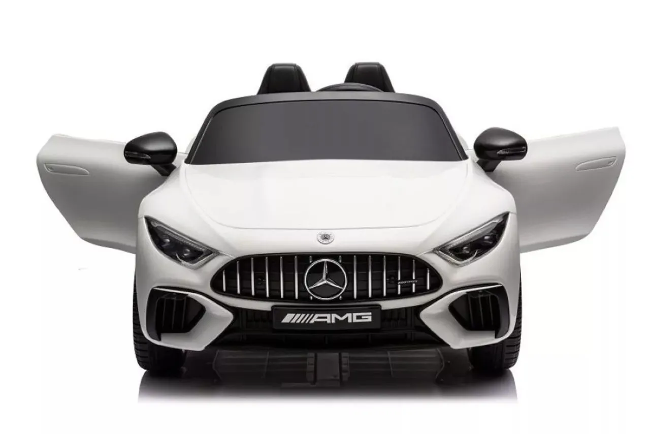 Kids 12v White Licensed Mercedes AMG SL63 Ride On Sports Car