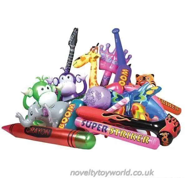 144 Piece Inflatable Assortment (40cm - 120cm)