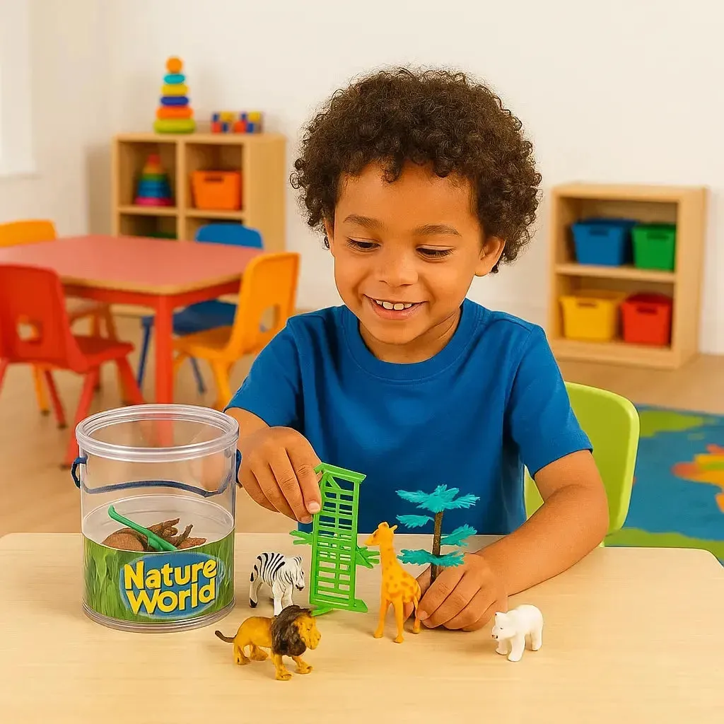 15 Piece Animal Tub - Wild Animals