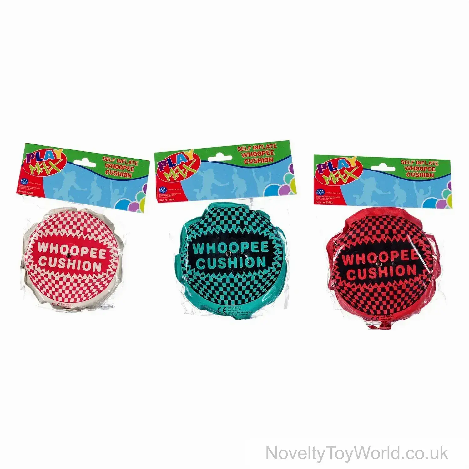 16.5cm Large Self Inflating Whoopee Cushion - Classic Joke Toys