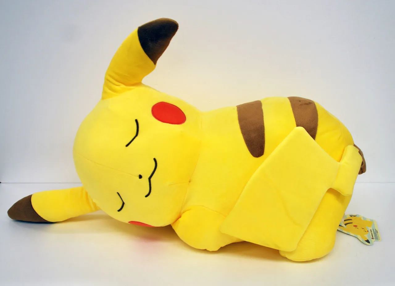 Pokemon Center Plush Doll Cushion Sleeping Pikachu