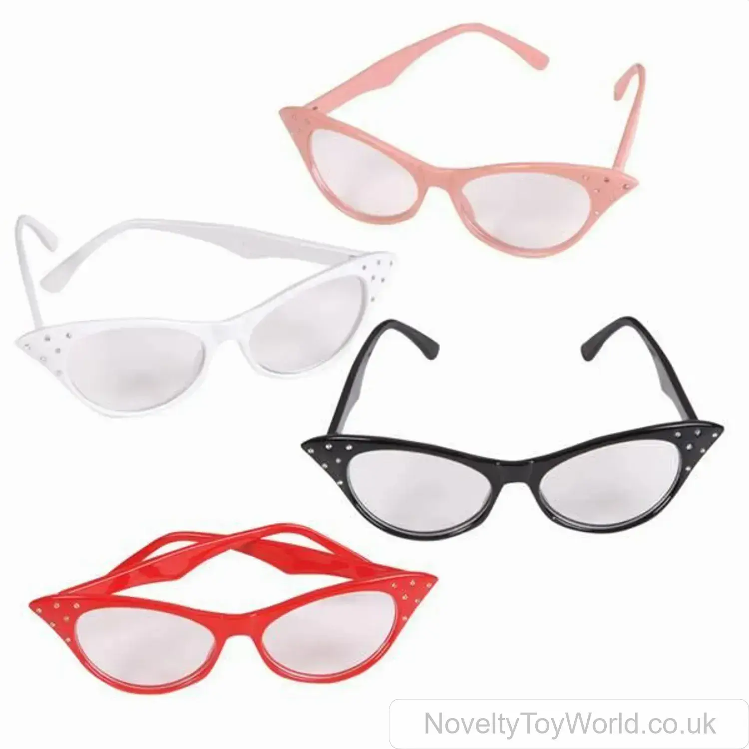 1950s Retro Clear Glasses Cat Eye Style