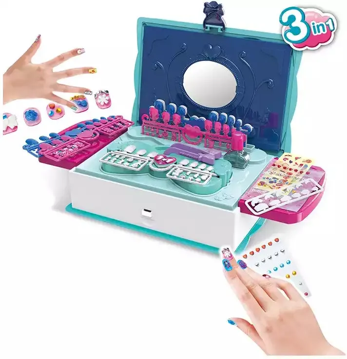 3 In 1 Girls Beauty Portable Makeup Case