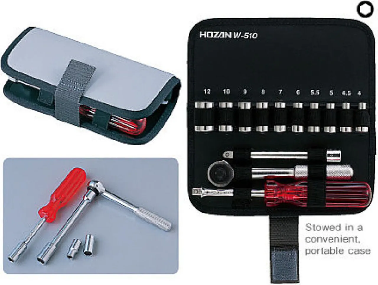 Hozan W-510 SOCKET WRENCH SET