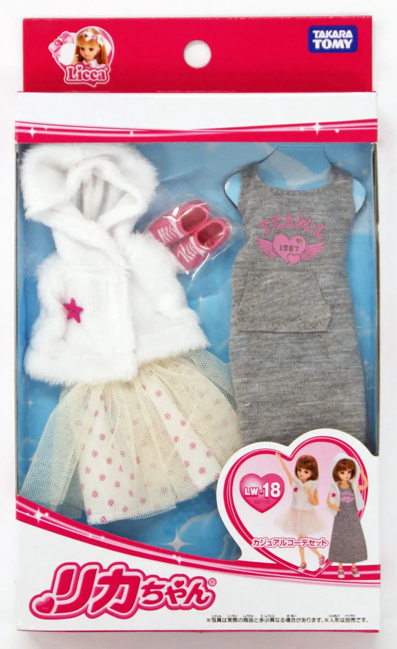 Takara Tomy Licca Doll Casual Dress Set doll not included (837107)