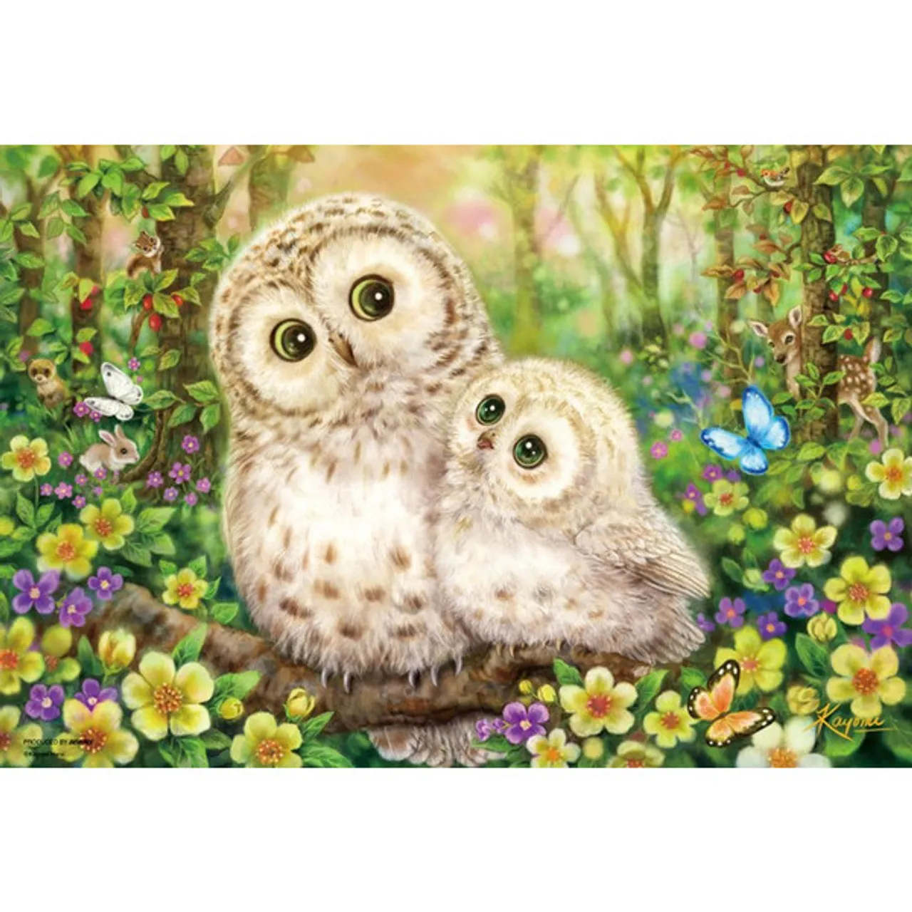 Beverly Jigsaw Puzzle M81-555 Japanese Art Owl Joyful Morning (1000 S-Pieces)