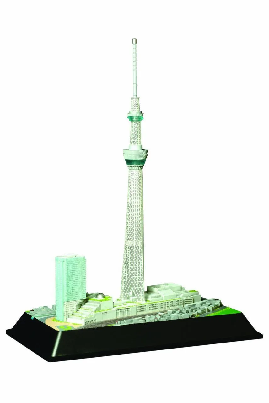 Doyusha 004654 Tokyo Sky Tree w/ LED light 1/3000 Scale Plastic Model Kit
