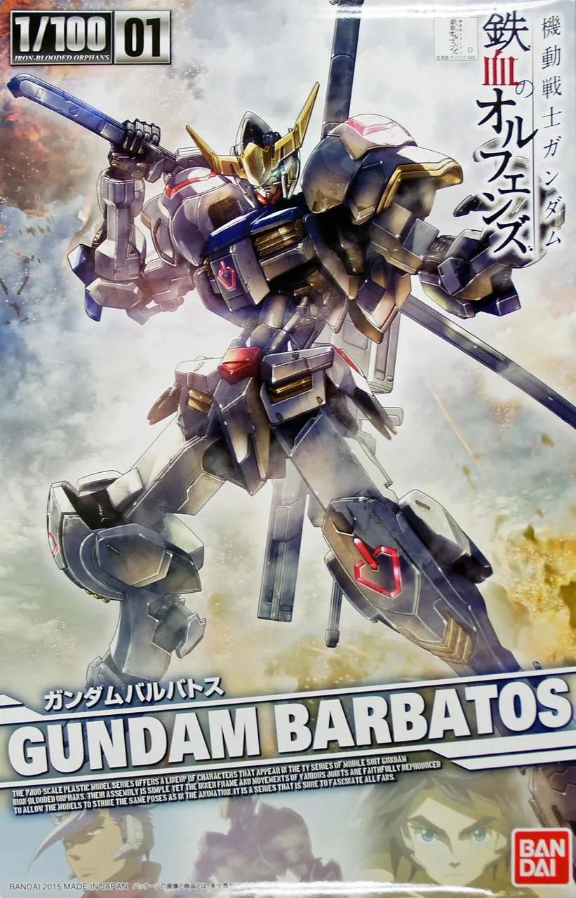 Bandai Iron-Blooded Orphans 018865 Gundam BARBATOS 1/100 Scale Kit