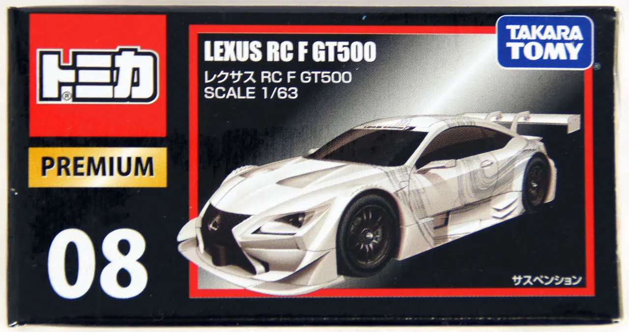 Takara Tomy Tomica Premium 08 Lexus RC F GT500 1/63 Scale (4904810824367)