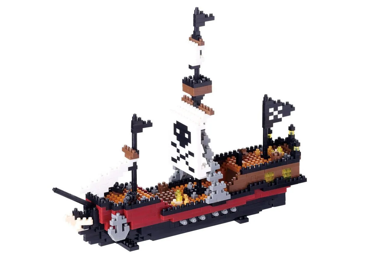 Kawada NBM-011 nanoblock Pirate Ship