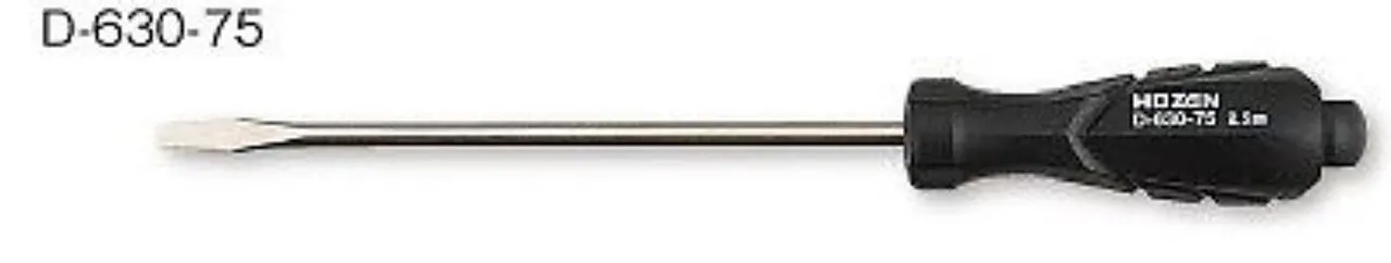 Hozan D-630-75 SLOTTED SCREWDRIVER