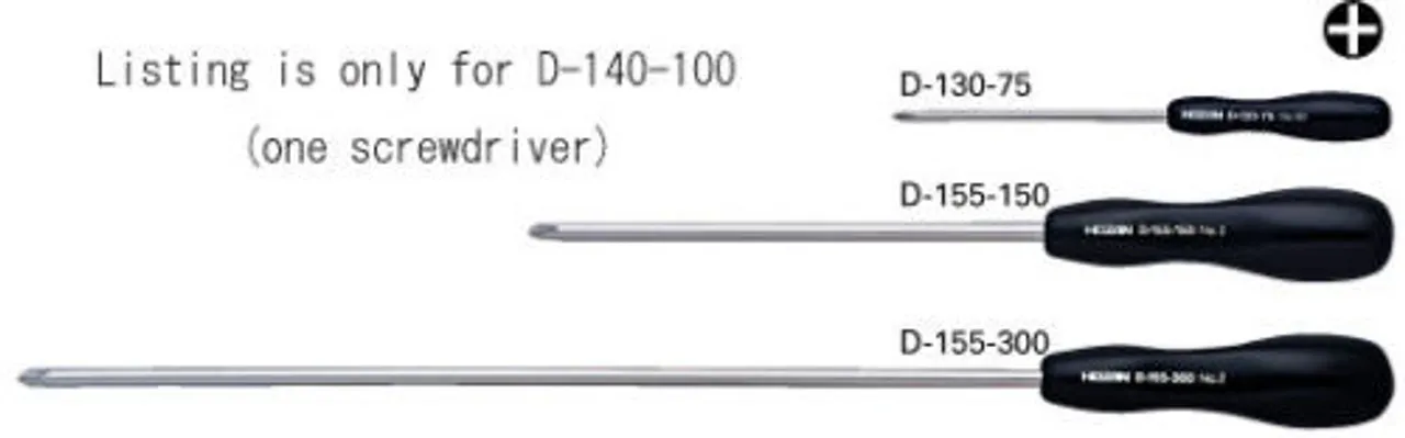 Hozan D-140-100 PHILLIPS SCREWDRIVER Only D-140-100