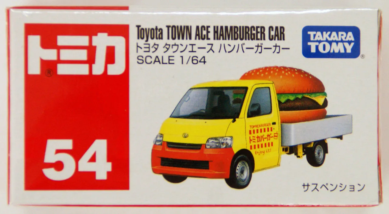 Takara Tomy Tomica 54 TOYOTA TOWN ACE HAMBURGER CAR 467472