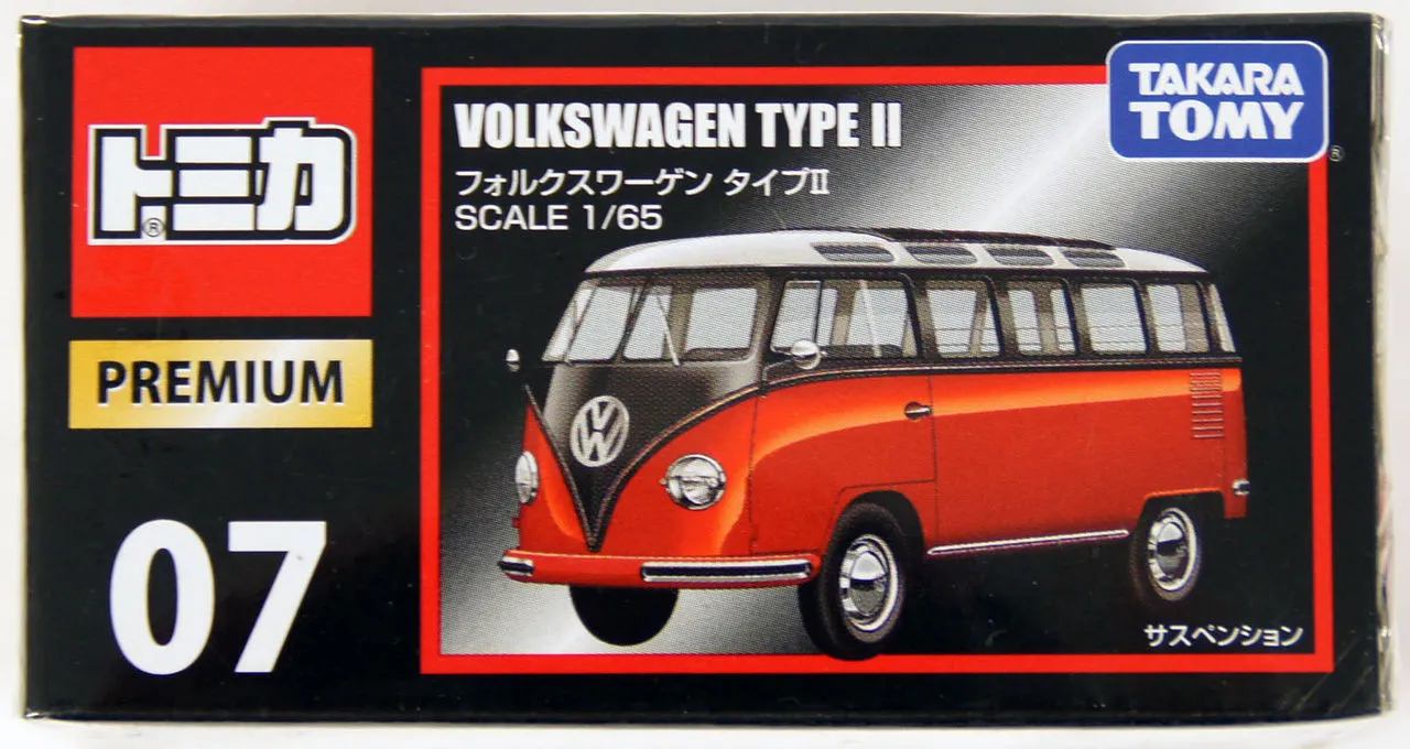 Takara Tomy Tomica Premium 07 Volks Wagen Type II 1/65 Scale (4904810824305)