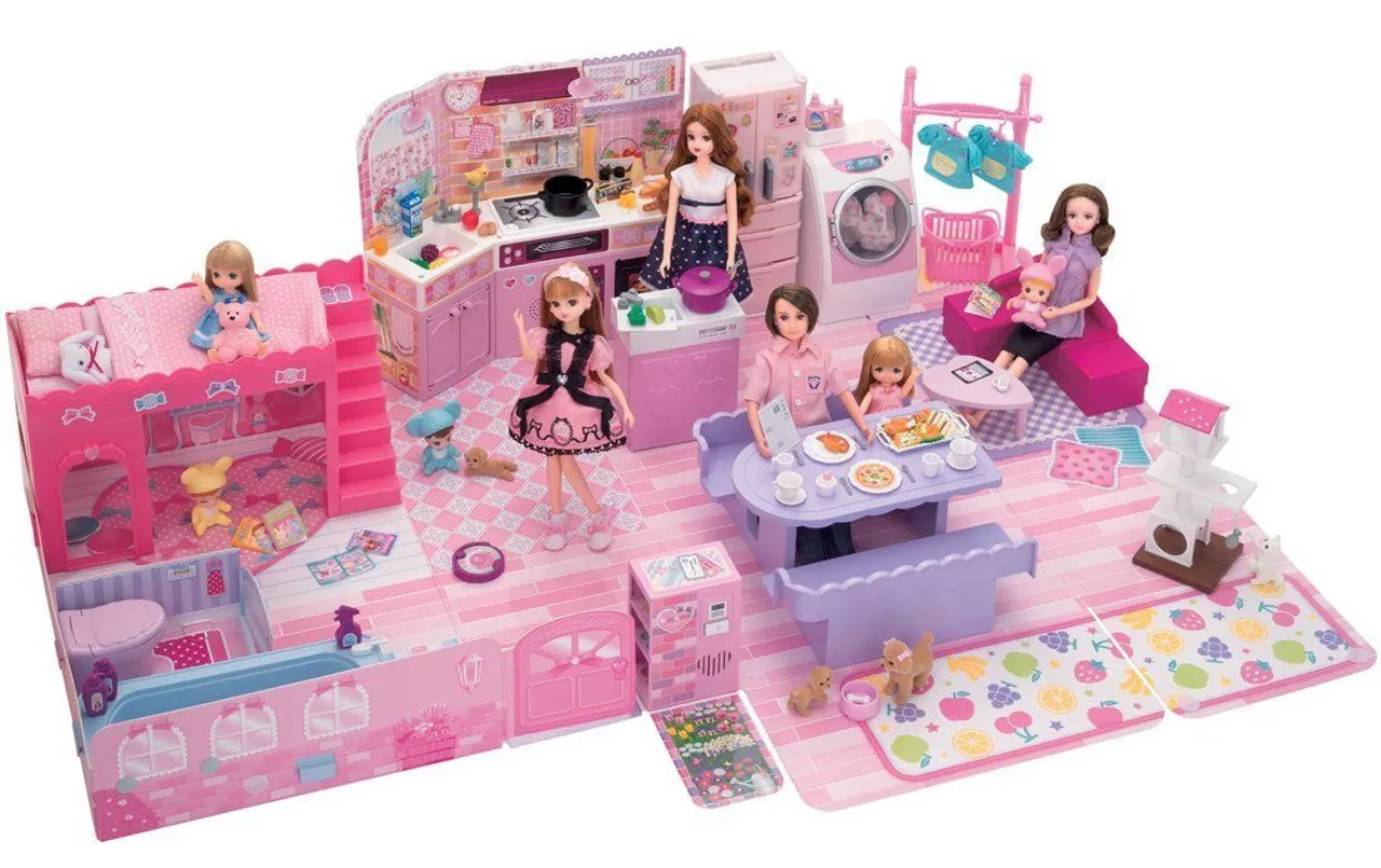 Takara Tomy Licca Doll Large Mansion (Chaim de Pinpon Yuttarisan) (853152)