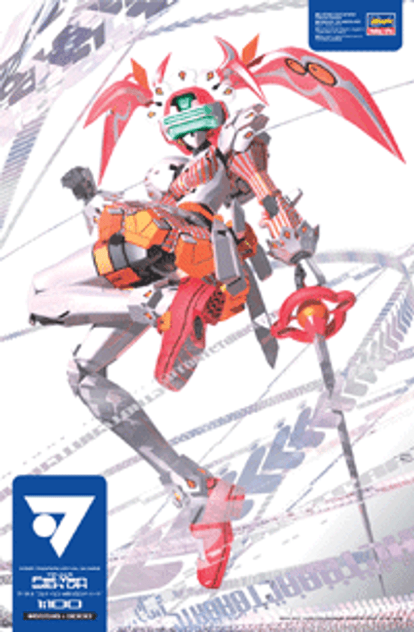 Hasegawa VR6 Virtual-On Marz TF-14A Fei Yen with Vivit Heart 1/100 Scale Kit