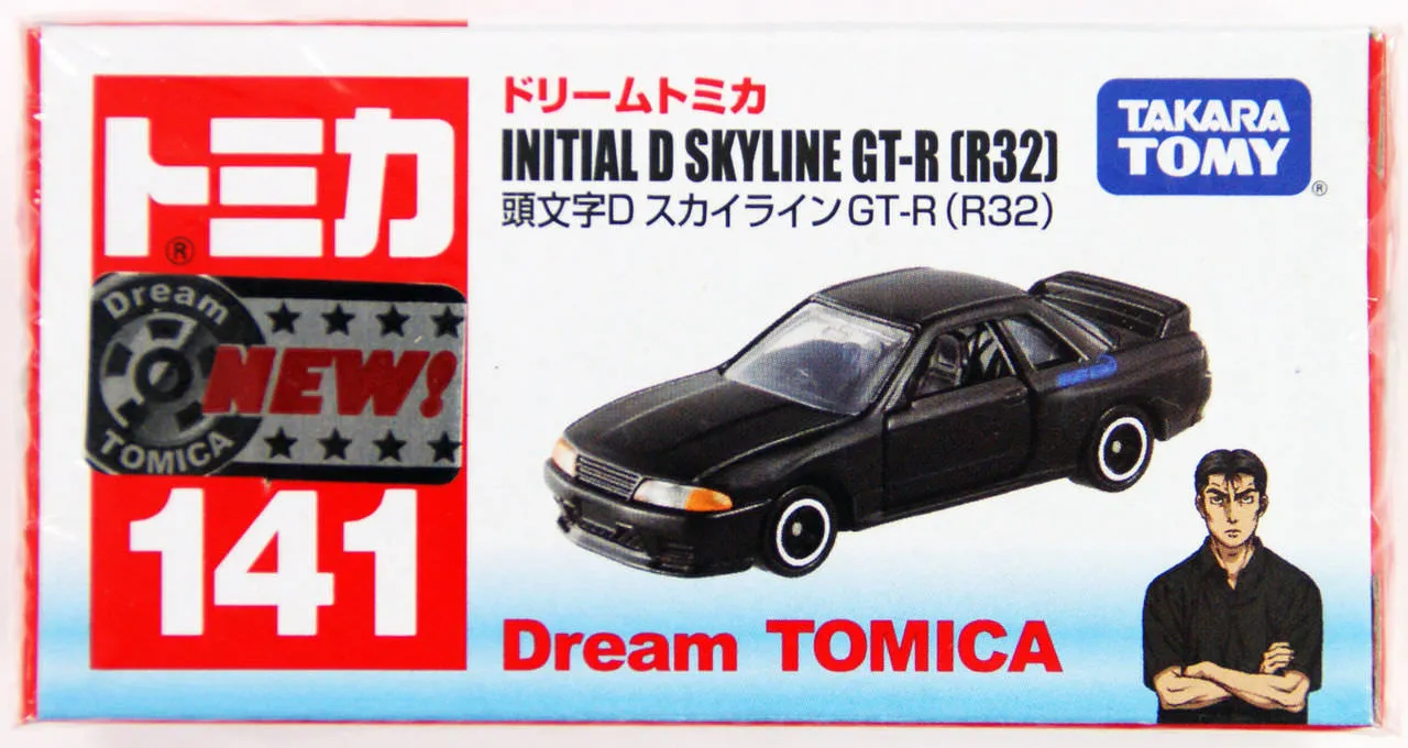 Takara Tomy Dream Tomica 141 Initial D Nissan Skyline GT-R (R32) 834793