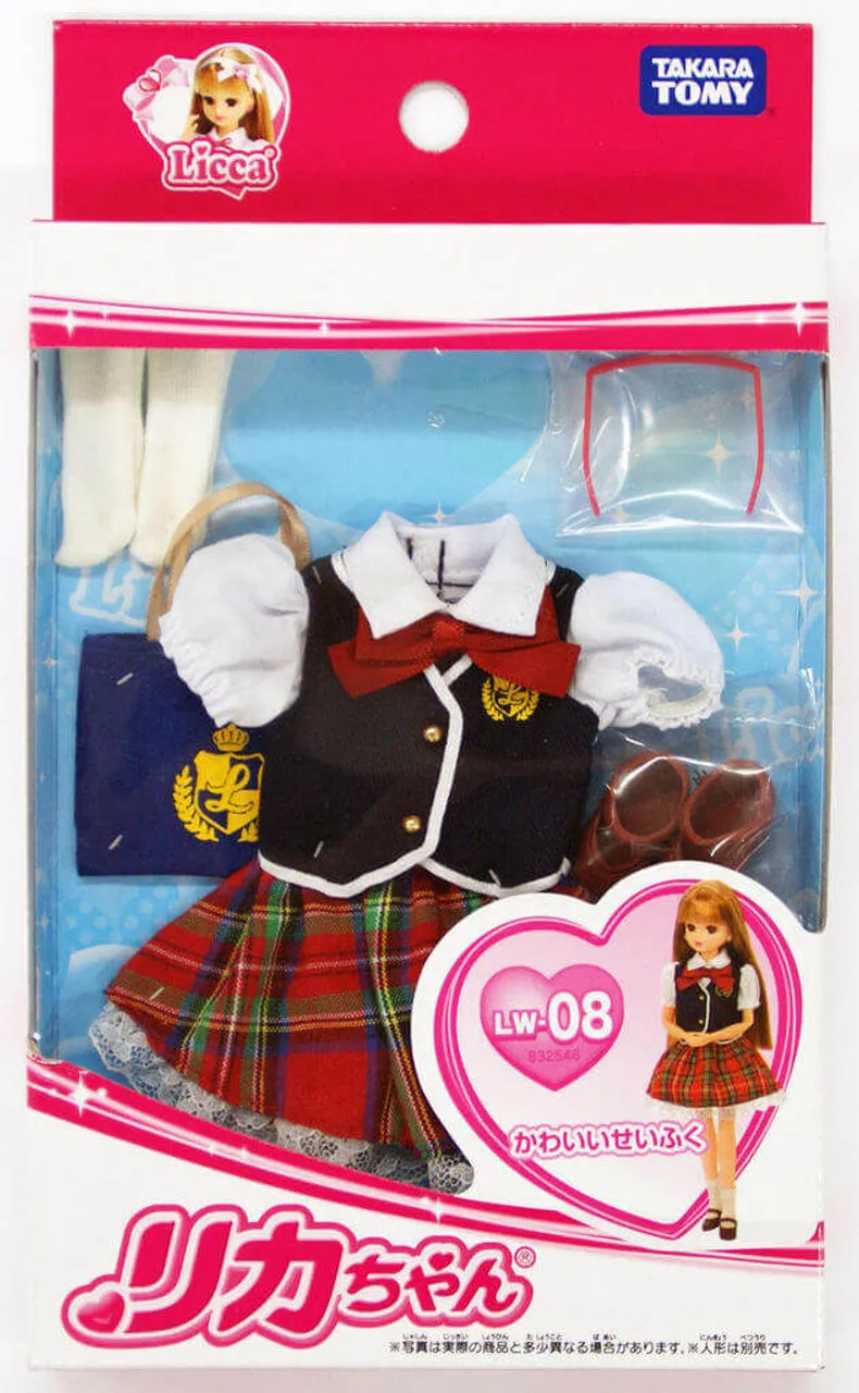 Takara Tomy Licca Doll Lovely School Uniform doll not included (832546)