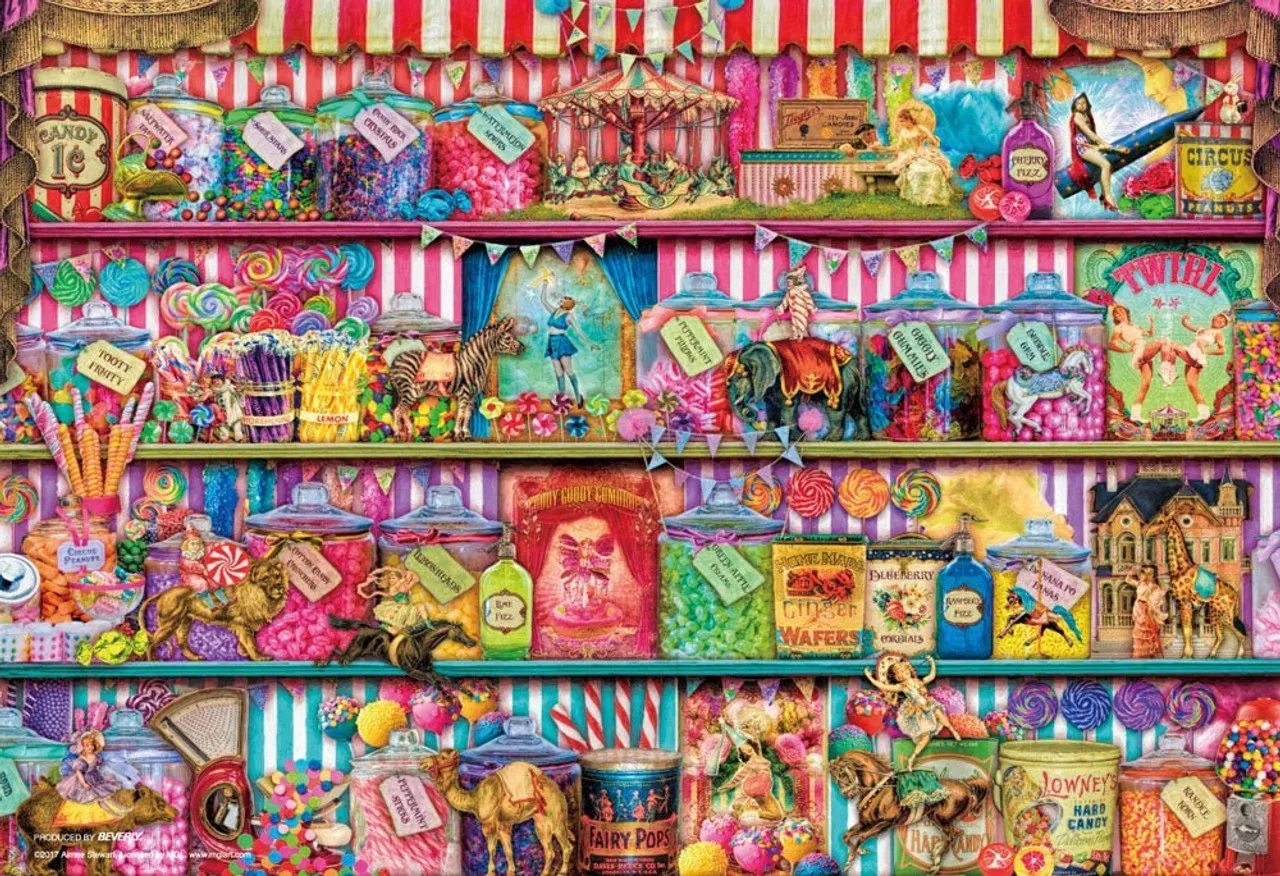 Beverly Jigsaw Puzzle M81-553 Aimee Stewart Sweets Shop (1000 S-Pieces)