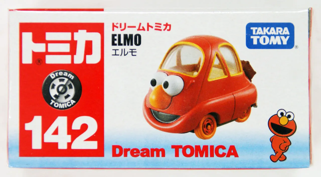 Takara Tomy Dream Tomica 142 Sesame Street Elmo 828945