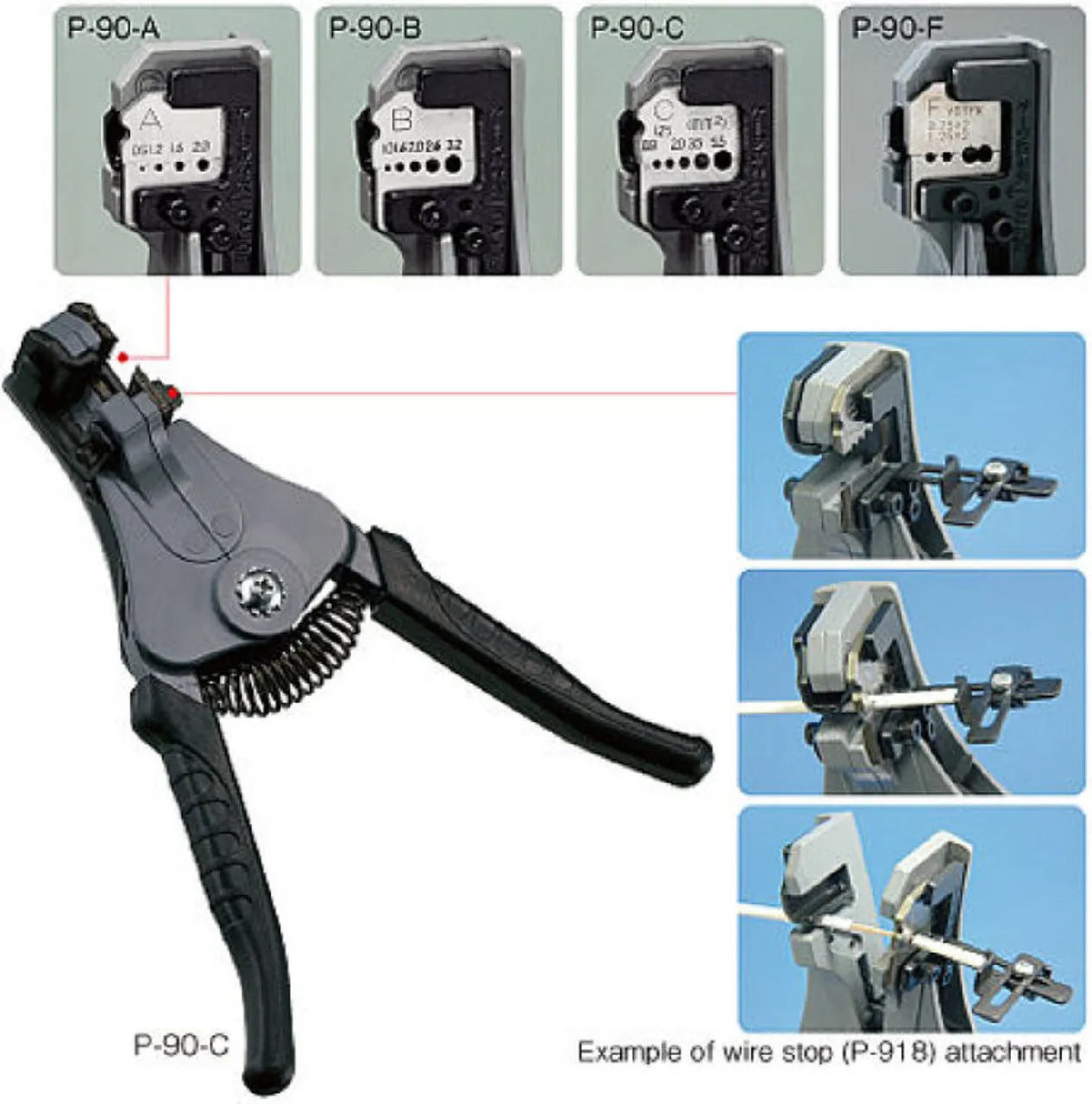 Hozan P-090-B (P-90-B) WIRE STRIPPERS