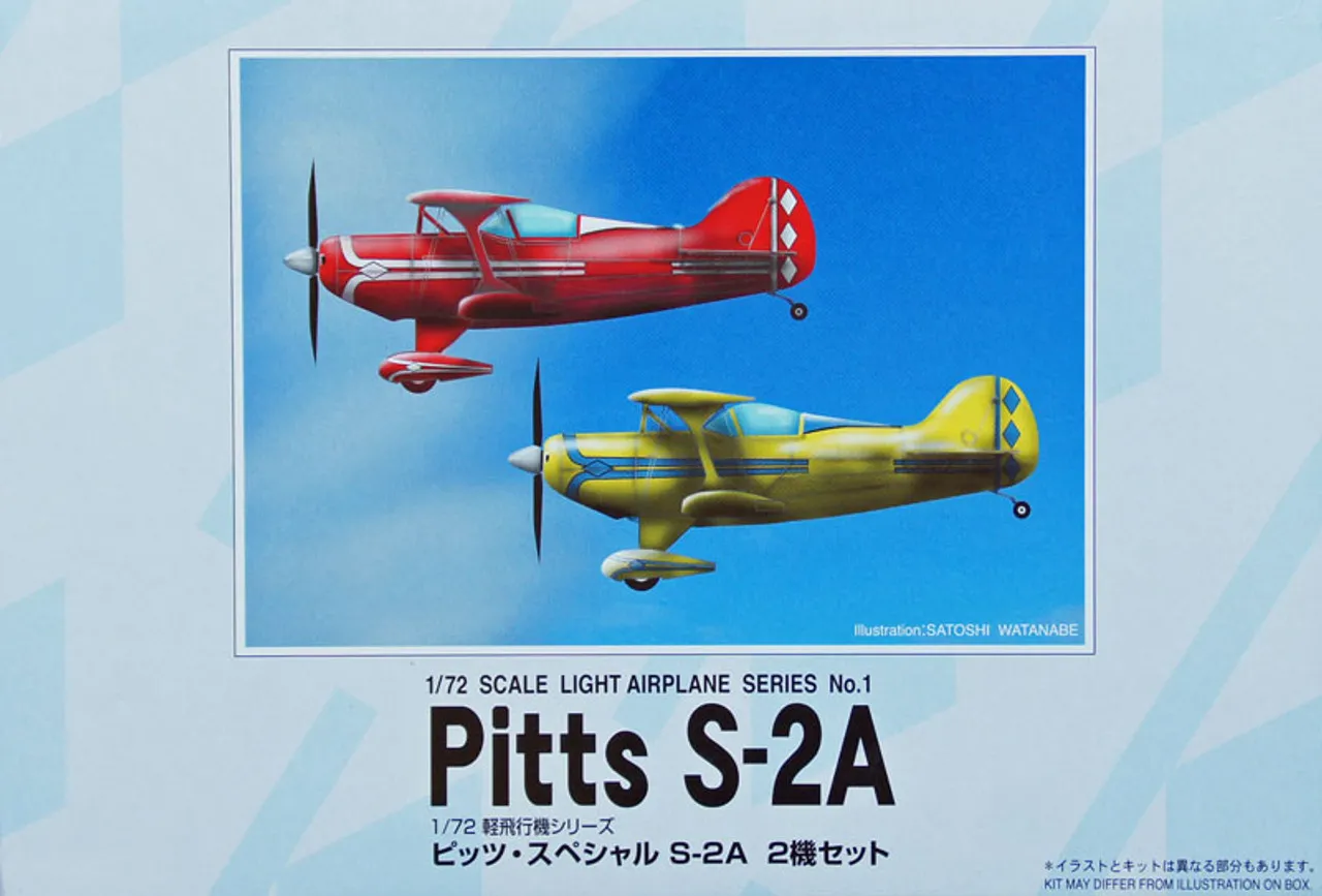 Arii 132685 Pitts S-2A (2 plane) 1/72 Scale Kit (Microace)