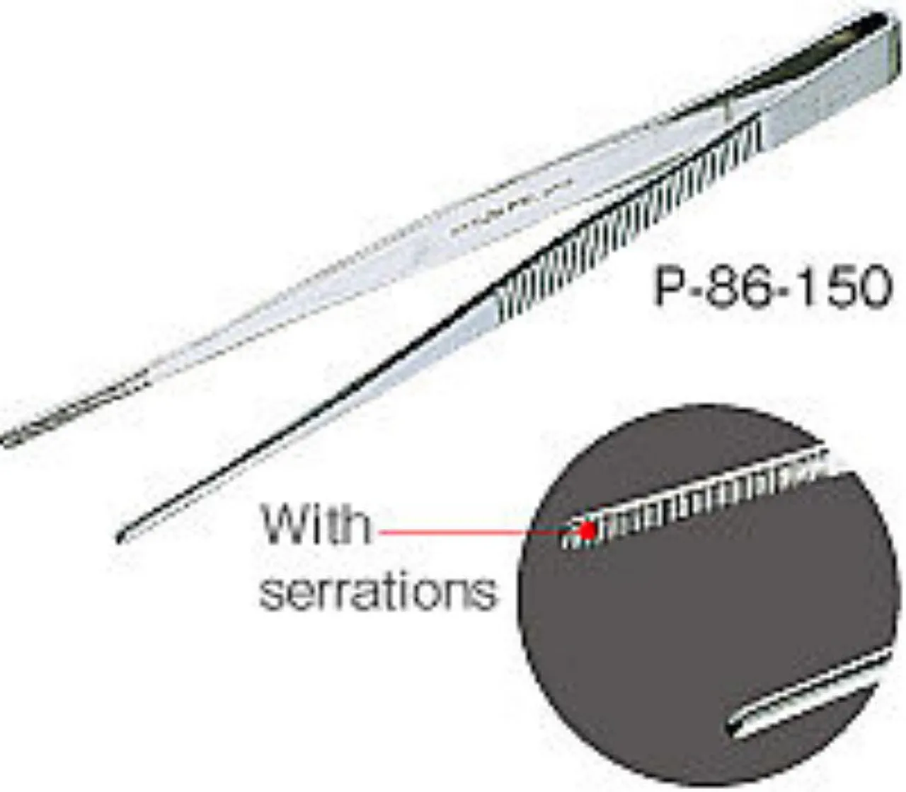 Hozan P-086-150 (P-86-150) TWEEZERS