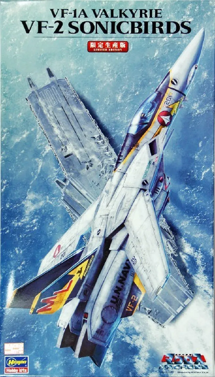 Hasegawa 65781 Macross VF-1A Valkyrie VF-2 Sonicbirds 1/72 Scale Kit