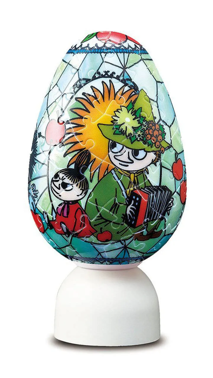 Yanoman 3D LED Easter Lantern Puzzle 2202-12 Moomin Snufkin (80 Pieces)