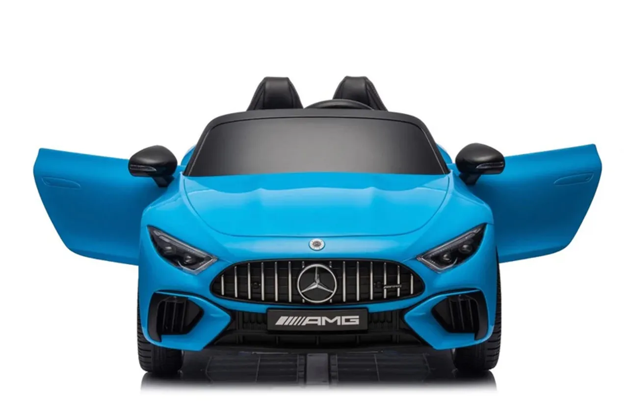 24v 2-Seat Kids Licensed Mercedes SL63 Blue Ride On Sports Car