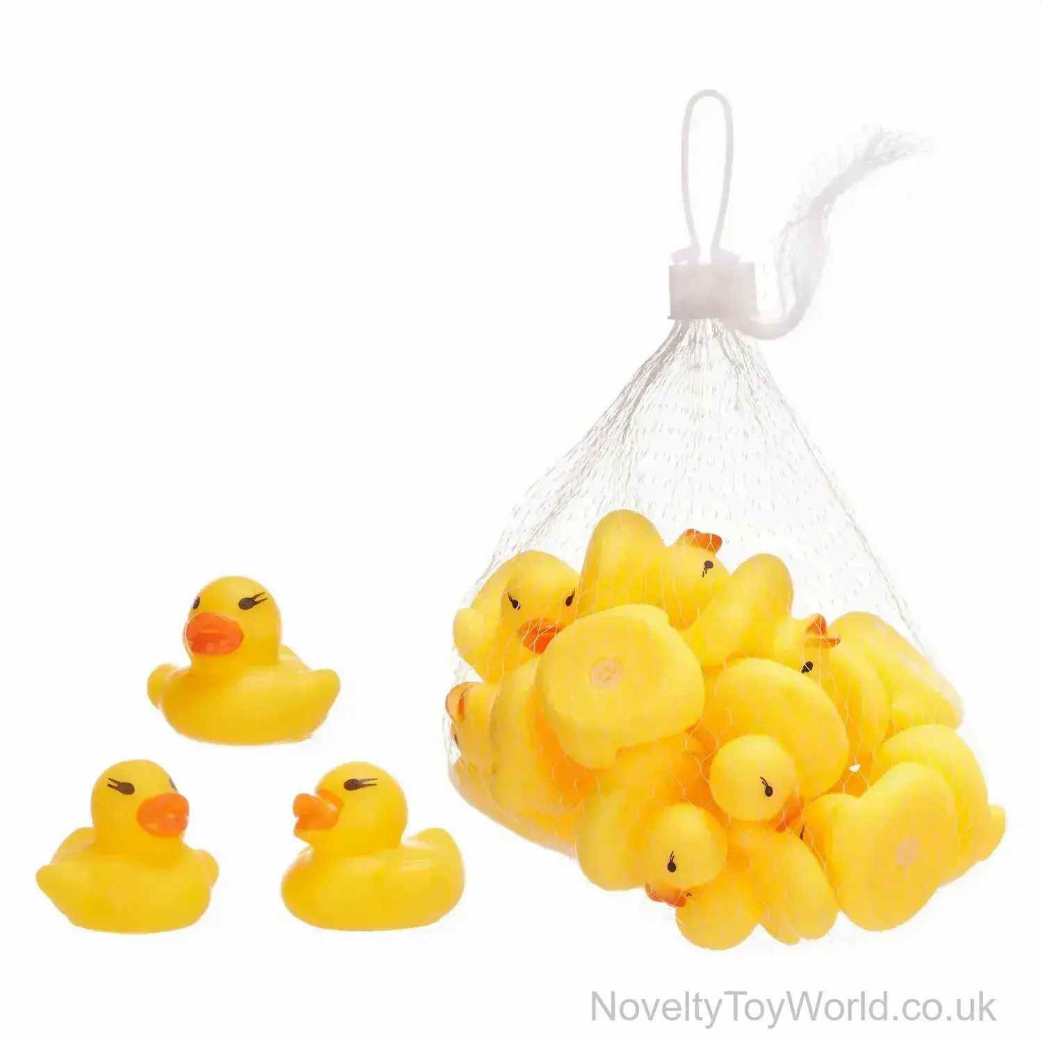 20 Mini Yellow Rubber Ducks (3cm) - Priced Per Bag of 20